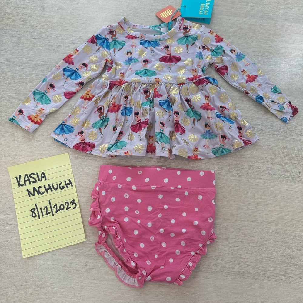 NWT Posh Peanut Adalyn Bummie set